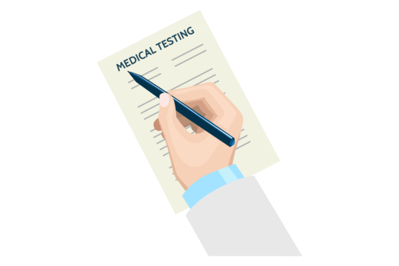 A Review of the 'Medical Testing Document' Embroidery Design
