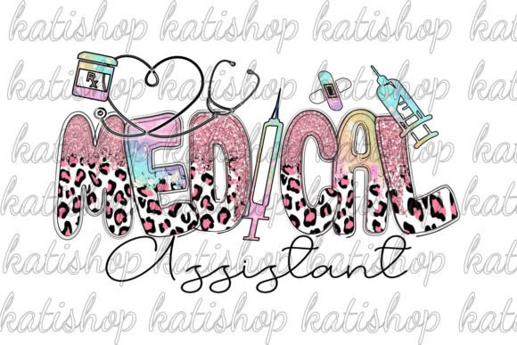 Medical Assistant Career Sublimation Design Review