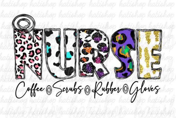 Nurse Coffee Scrubs Leopard Sublimation Review