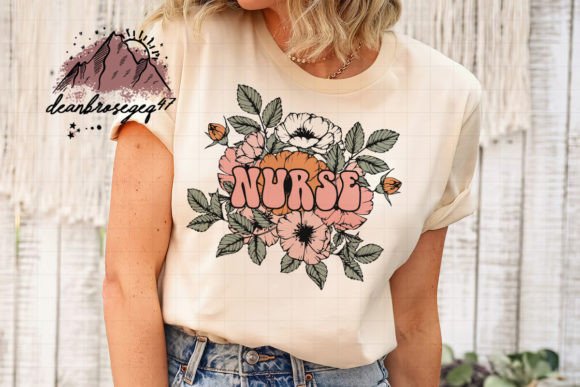 Nurse Flower PNG Sublimation: A Versatile Design