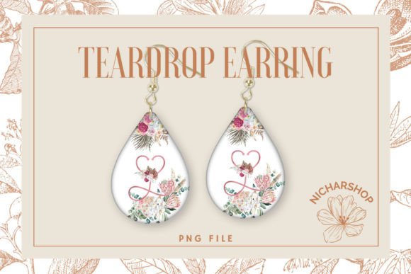 Nurse Flower Stethoscope Heart Teardrop