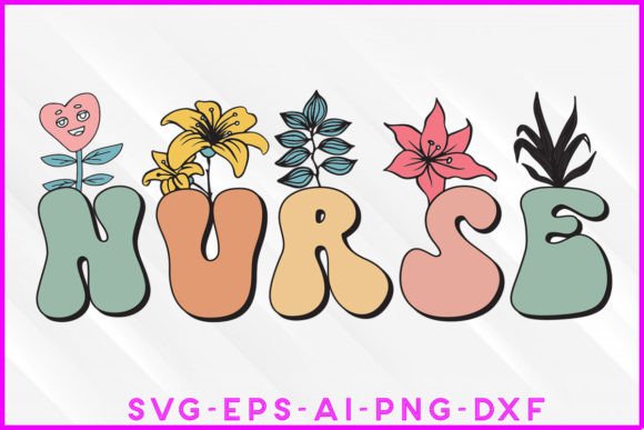 Nurse Groovy Sublimation Design Shirt