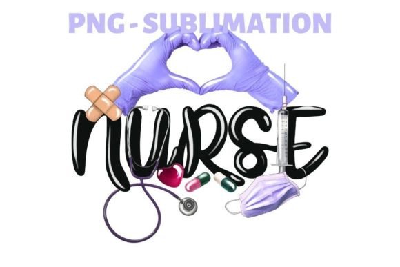 Nurse Life Png for Health Care Embroidery