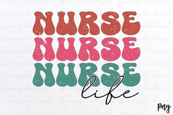 Nurse Life Retro Sublimation: A Versatile Design