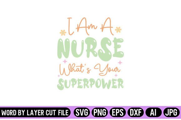 Nurse Superpower Embroidery: A Retro Design Review