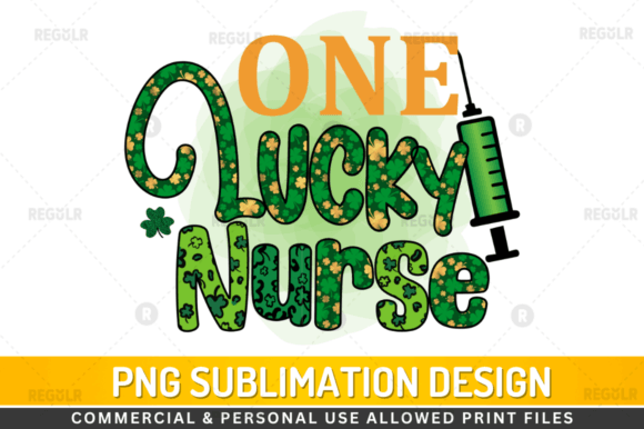 One Lucky Nurse: A Charming Sublimation Design