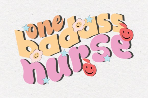 Retro Nurse Motivational PNG Sublimation