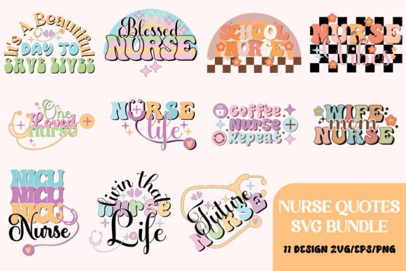 Retro Nurse PNG Sublimation Bundle Review