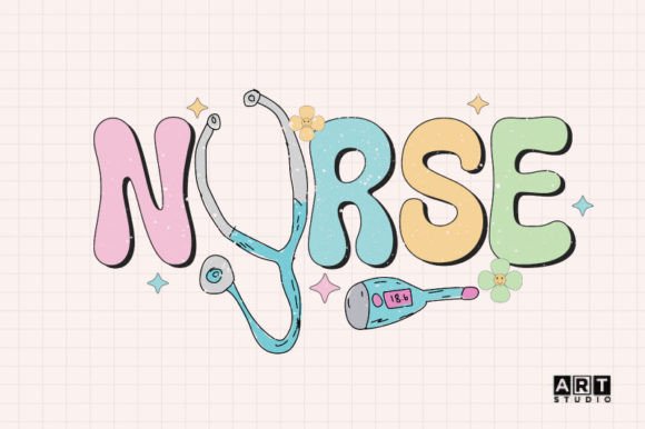 Retro Nurse Sublimation Quotes PNG Review