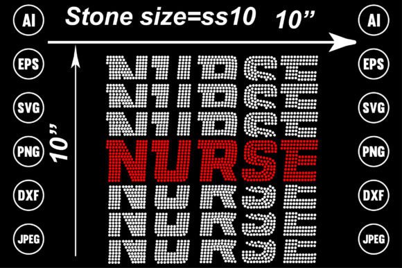 Review of Nurse Rhinestone Design for Embroidery