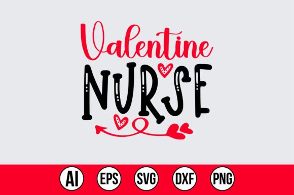 Valentine Nurse: A Heartfelt Embroidery Design